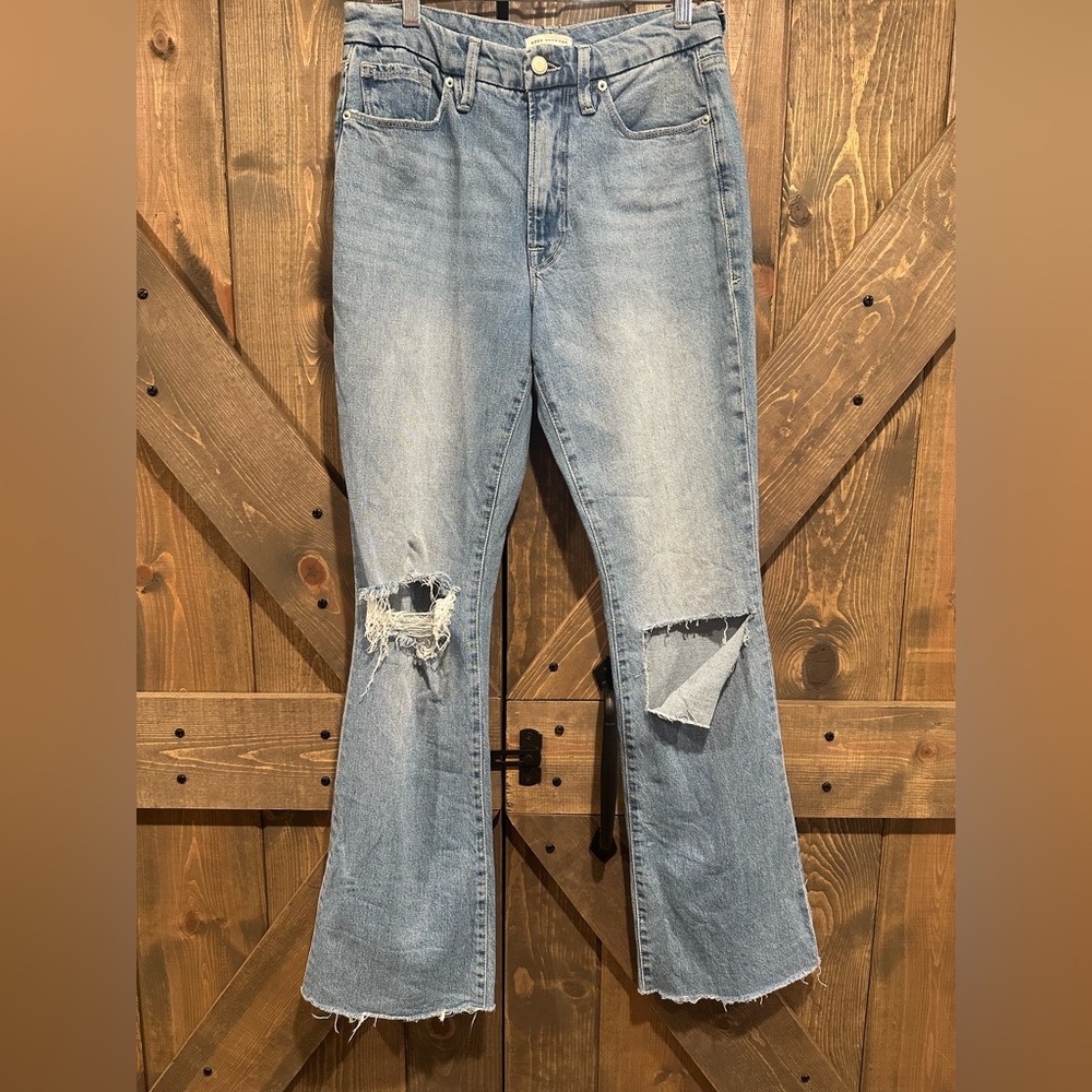 Good American Distressed Blue Women's Jeans